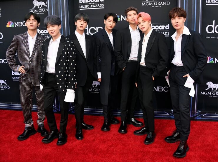 BTS en la Red Carpet de los Billboard Music Awards 2019