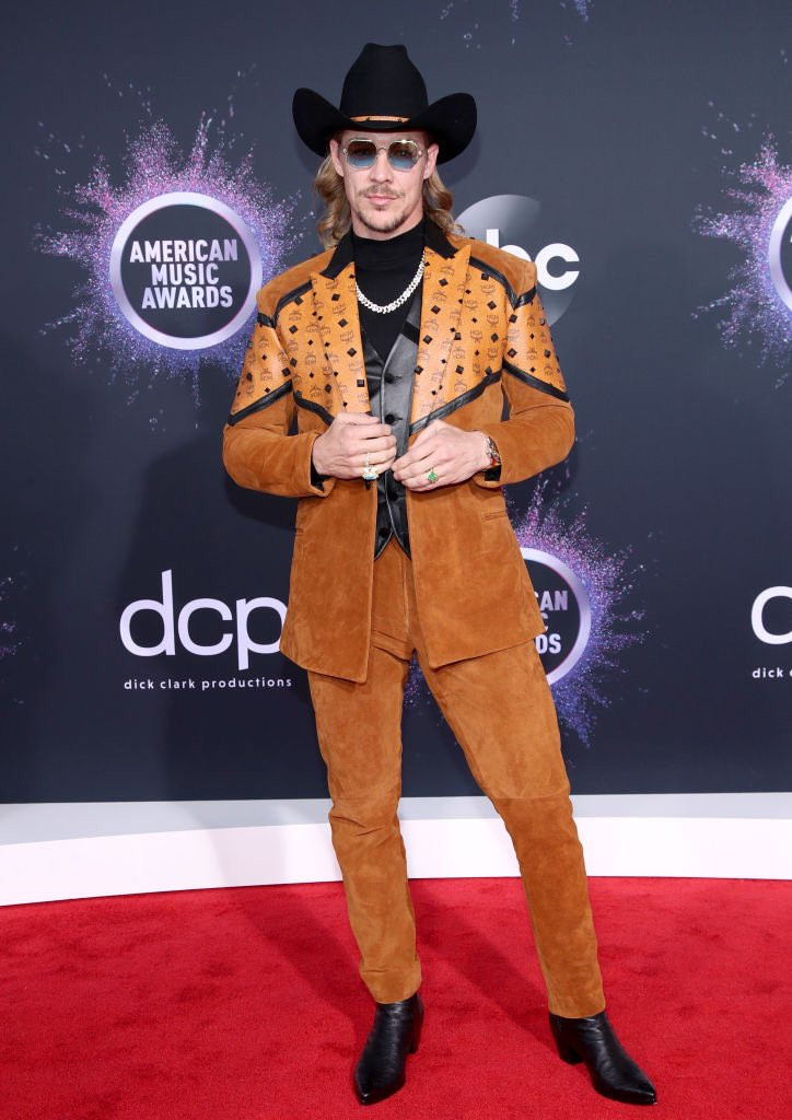 Diplo en la red carpet de los American Music Awards 2019